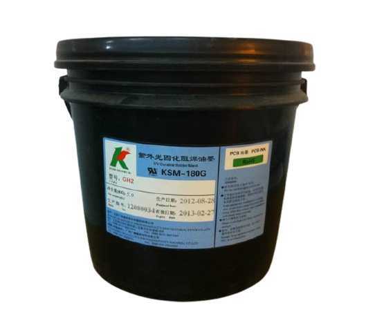 KSM-180 PCB UV Curable Solder-mask Ink Acid or Etching Resistant Ink