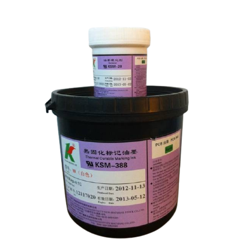KSM-388 High Quality PCB Component Marking Ink Silkscreen Legend Ink Thermal Curable Ink
